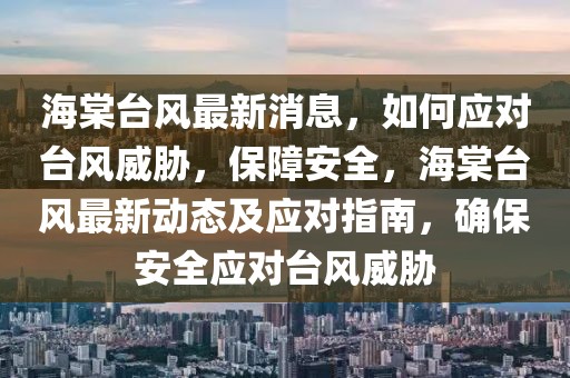 海棠台风最新消息，如何应对台风威胁，保障安全，海棠台风最新动态及应对指南，确保安全应对台风威胁