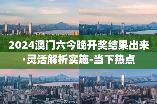 2024澳门六今晚开奖结果出来·灵活解析实施-当下热点