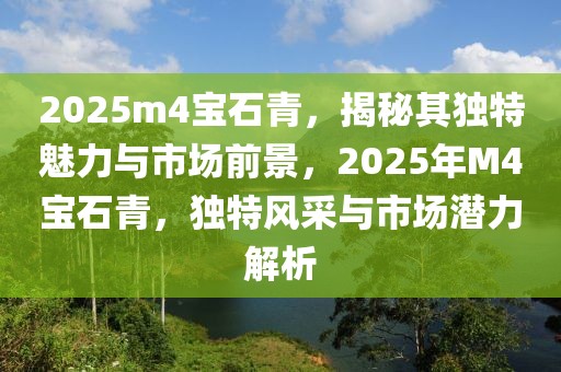 2025m4宝石青，揭秘其独特魅力与市场前景，2025年M4宝石青，独特风采与市场潜力解析