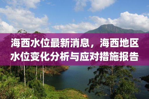 海西水位最新消息，海西地区水位变化分析与应对措施报告