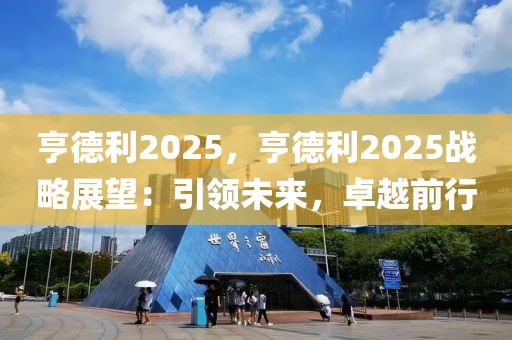 亨德利2025，亨德利2025战略展望：引领未来，卓越前行