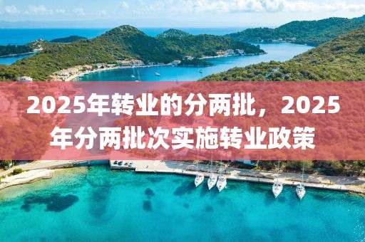 2025年转业的分两批，2025年分两批次实施转业政策