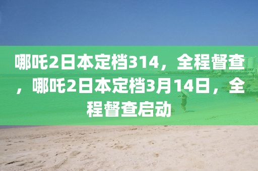 哪吒2日本定档314，全程督查，哪吒2日本定档3月14日，全程督查启动