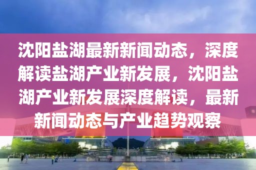 沈阳盐湖最新新闻动态，深度解读盐湖产业新发展，沈阳盐湖产业新发展深度解读，最新新闻动态与产业趋势观察