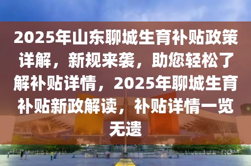 2025年山东聊城生育补贴政策详解，新规来袭，助您轻松了解补贴详情，2025年聊城生育补贴新政解读，补贴详情一览无遗