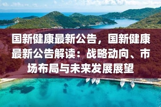 国新健康最新公告，国新健康最新公告解读：战略动向、市场布局与未来发展展望