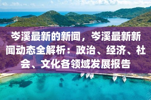 岑溪最新的新闻，岑溪最新新闻动态全解析：政治、经济、社会、文化各领域发展报告