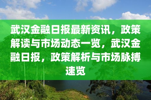 武汉金融日报最新资讯，政策解读与市场动态一览，武汉金融日报，政策解析与市场脉搏速览