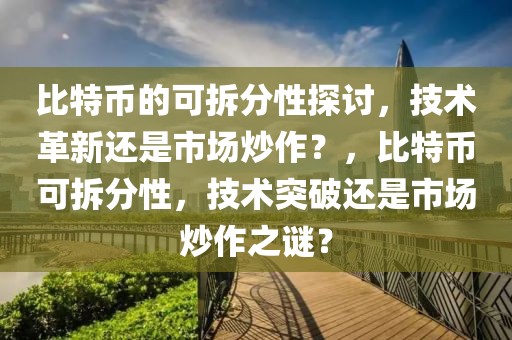 比特币的可拆分性探讨，技术革新还是市场炒作？，比特币可拆分性，技术突破还是市场炒作之谜？