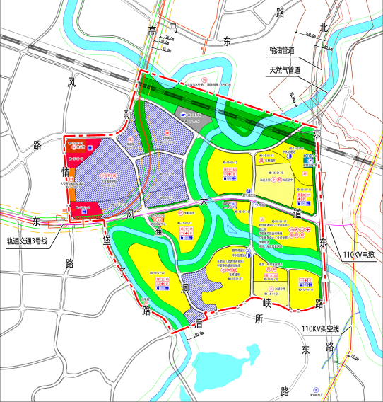 浯水道东侧地块规划图最新，浯水道东侧地块最新规划图发布