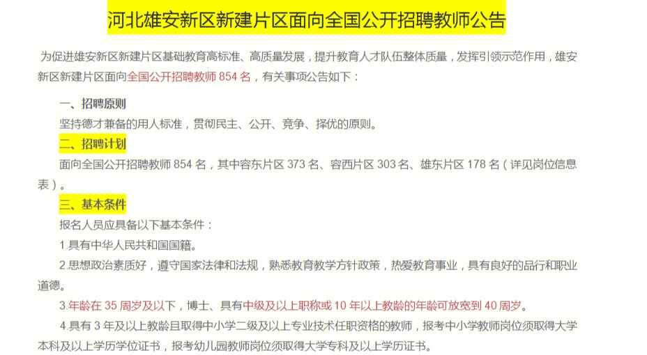 雄安新区最新招聘消息，雄安新区最新招聘启事