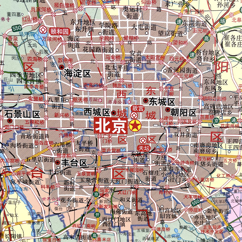 2023年最新北京地图解析，城市布局与交通攻略全解读，2023年北京地图深度解析，布局交通攻略一网打尽